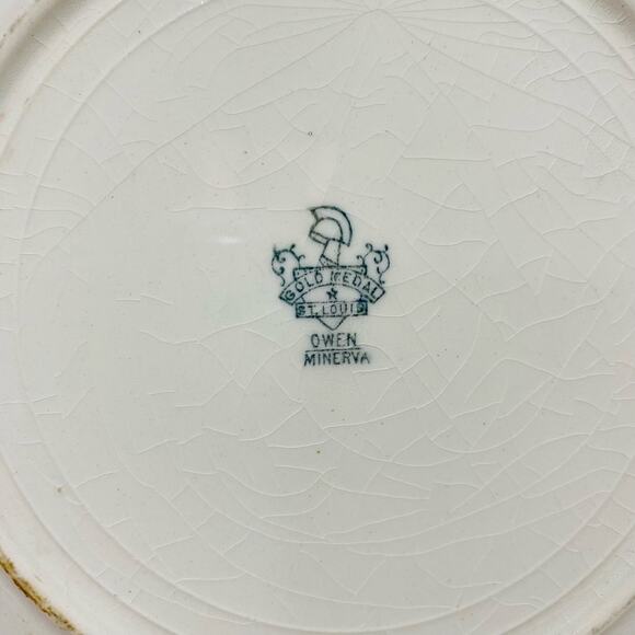 Antique Porcelain Advertising Plate 1906 Calendar from Hunsicker Ironbridge PA - Picture 9 of 10